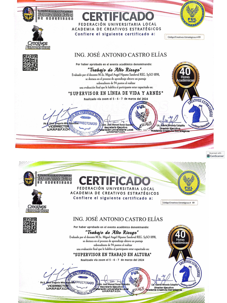 Certificados 31 | PDF