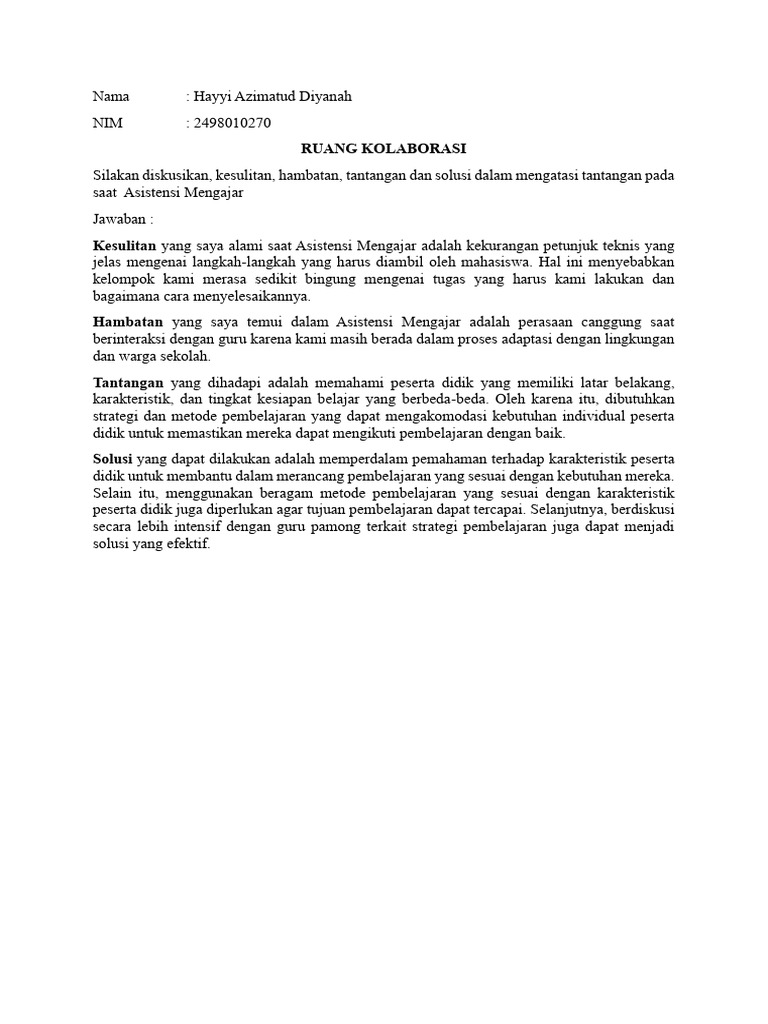 Ruang kolaborasi asistensi mengajar pdf