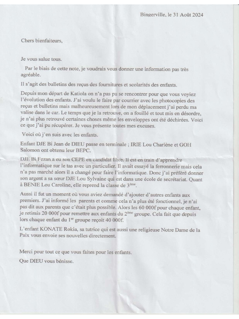 Lettre D'information | PDF