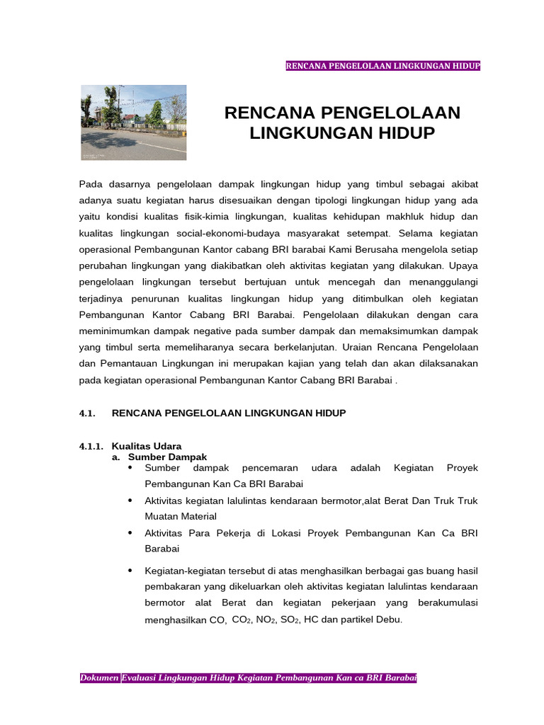 Dokumen RKL-RPL Barabai | PDF
