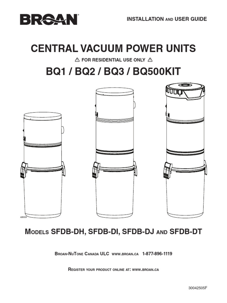 Central Vacuum Installation Manual | PDF