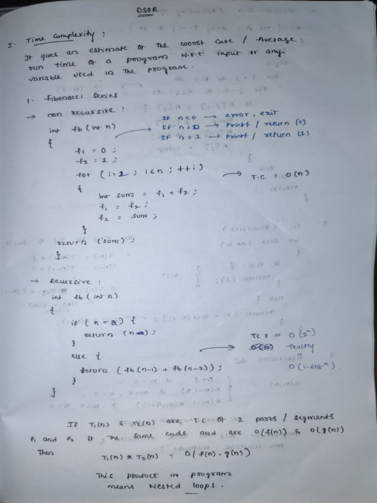 DSOR Notes Till Midsem | PDF