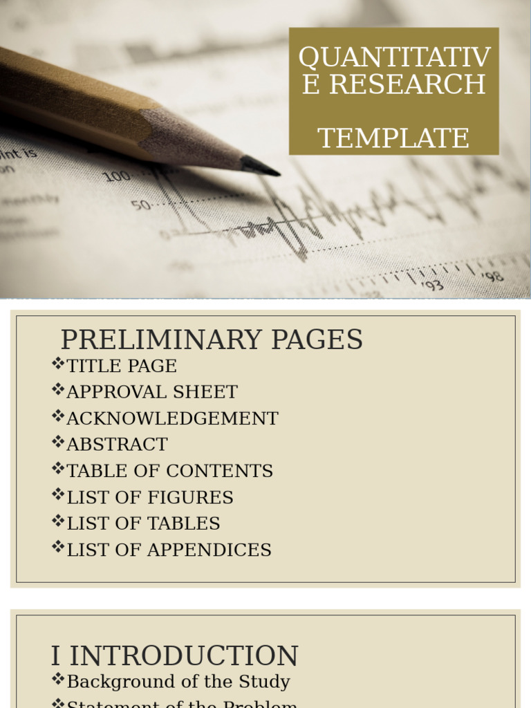 Quantitative Research Format 1 | PDF