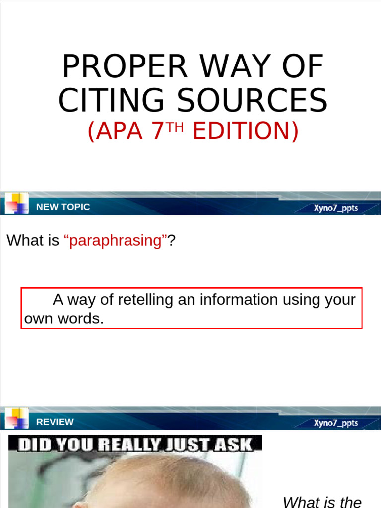 Citing Sources 1 | PDF