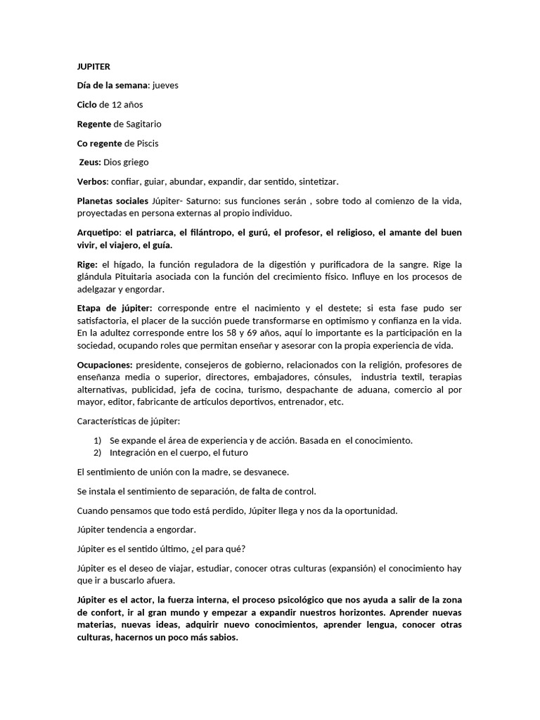JUPITER | PDF