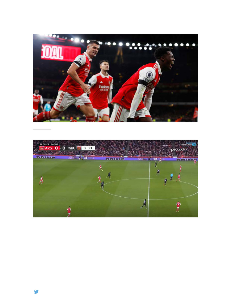 Análisis Arsenal V WHAM | PDF | Defensor (Asociación de Fútbol ...