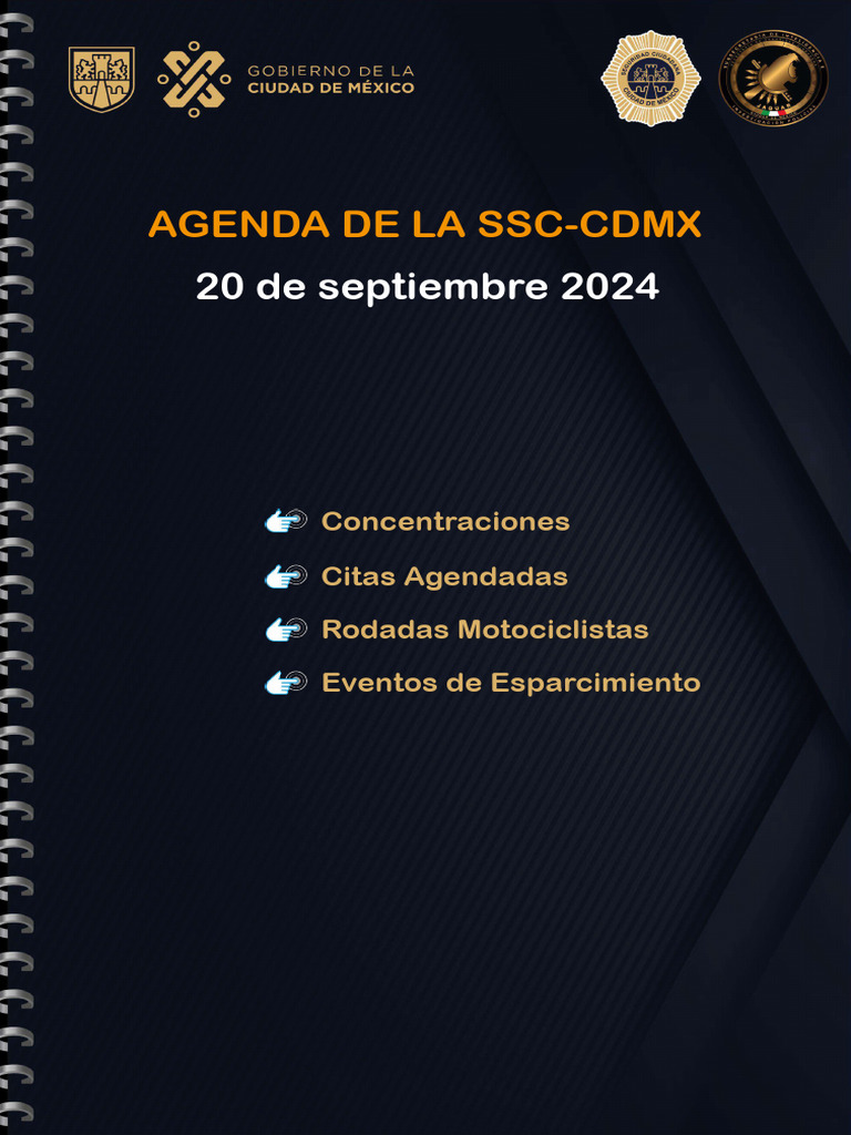 Agenda de Movilizaciones Sociales 20 de Septiembre 2024 | PDF | México