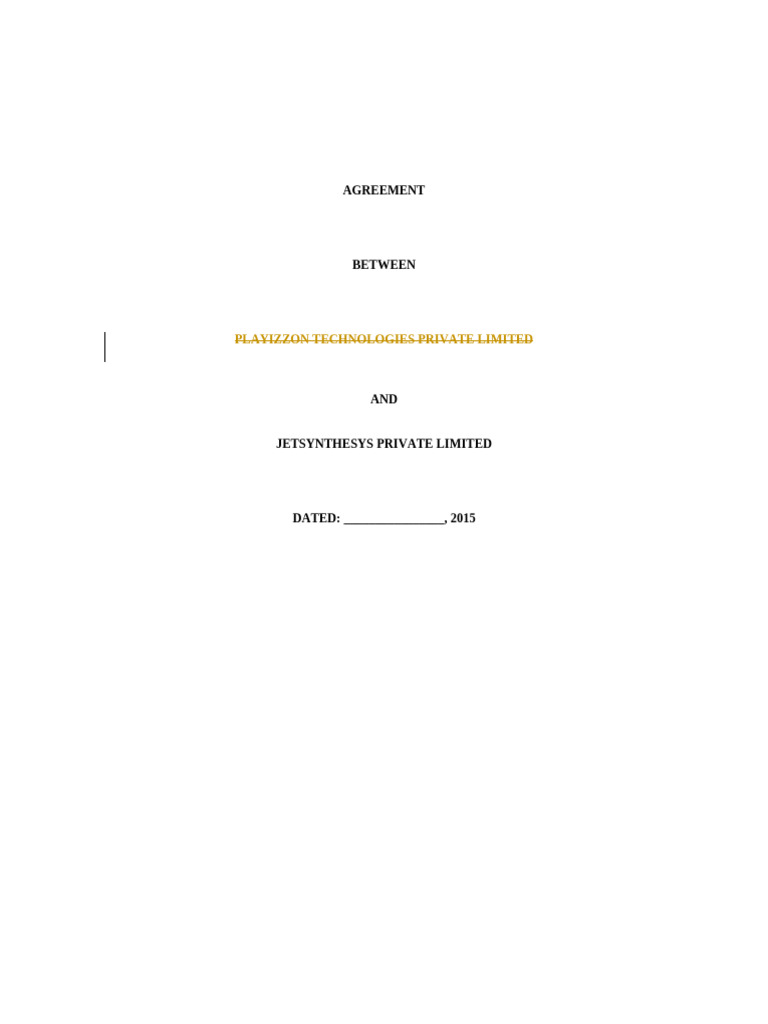 Loan Agreement Format | PDF