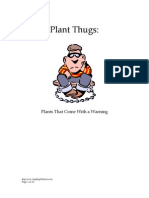 Plant Thugs:: Plants That Come With A Warning