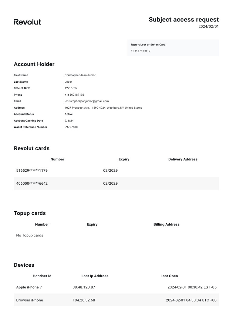 Subject Access Request | PDF