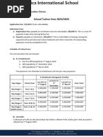 Grade 11 STEM HUMSS GAS Tuition Fee - FEUHS | PDF