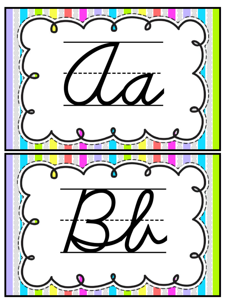 Cursive Letters | PDF