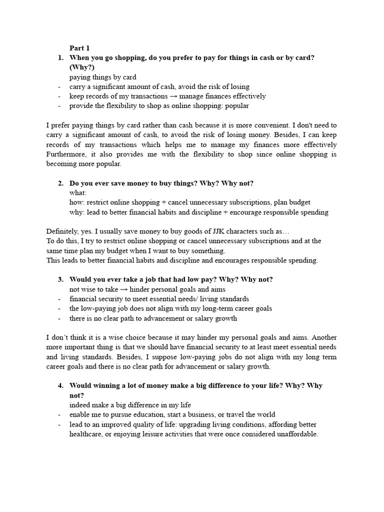 Cambridge 13 Speaking Test 3 | PDF