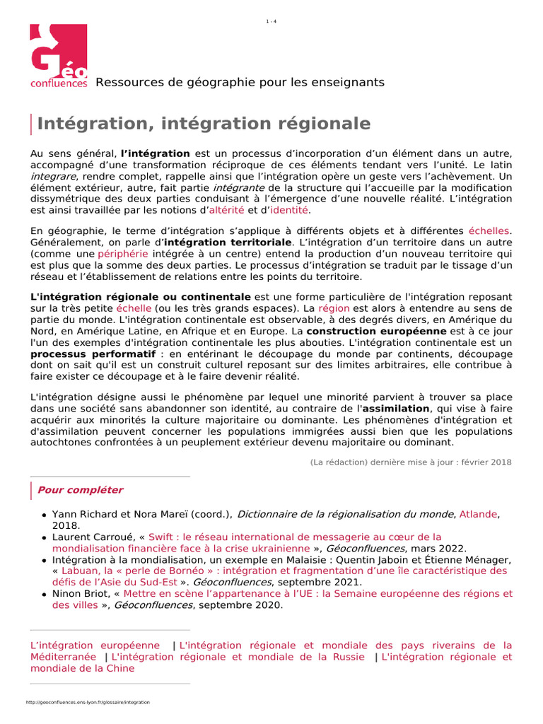 Integration | PDF