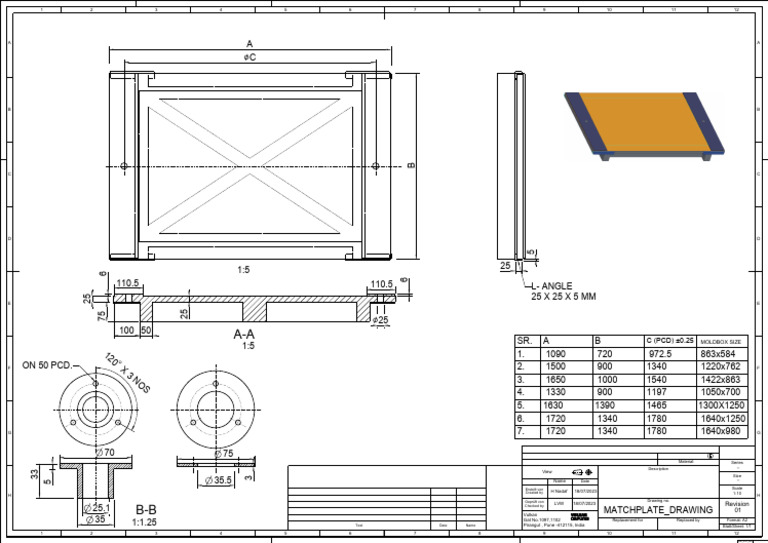 Matchplate Drawing Updated | PDF