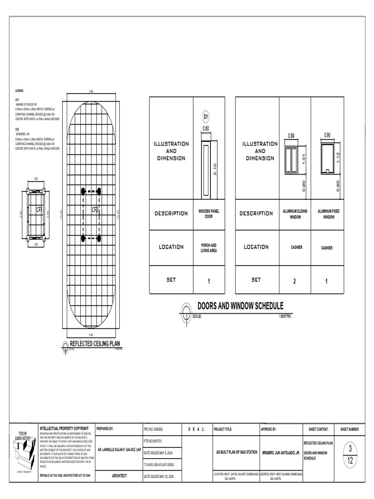 Illustration AND Dimension Illustration AND Dimension: Doors and Window ...