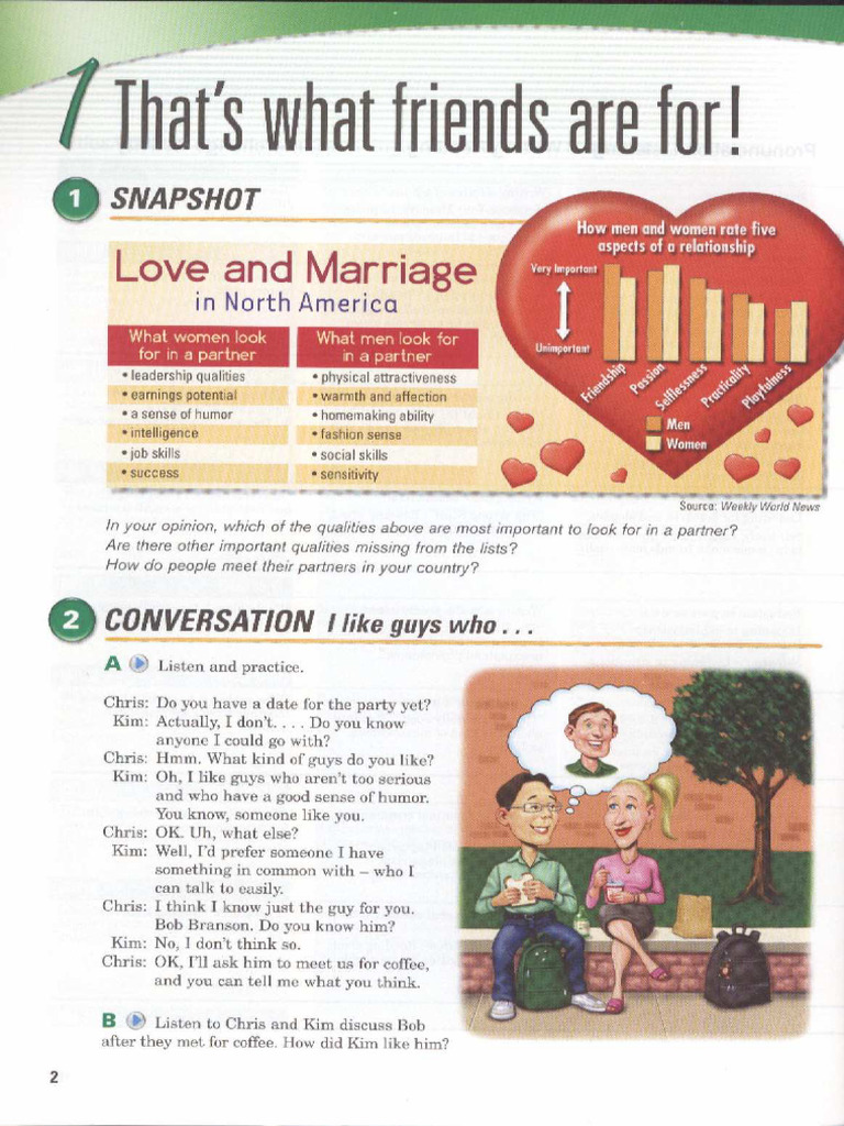 Interchange 3 Student Book U1 | PDF
