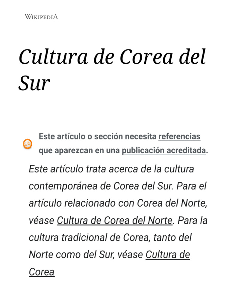 Cultura contemporánea de Corea del Sur | PDF | Internet | Política