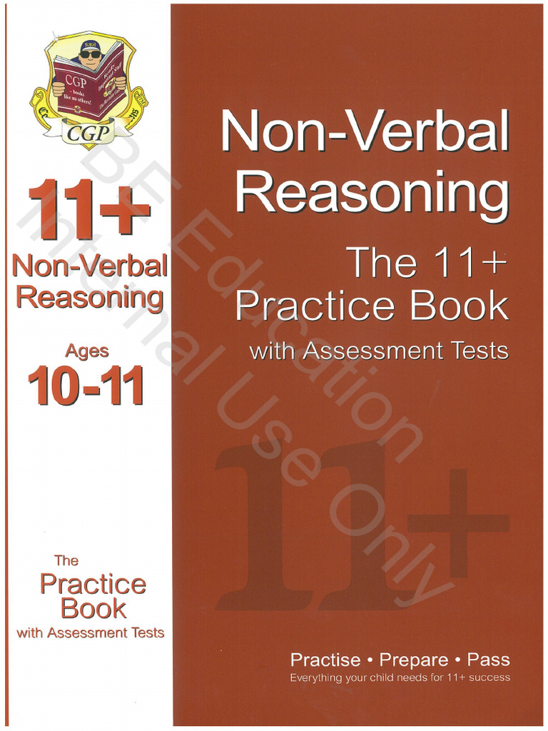 11+ NVR Practice Book | PDF