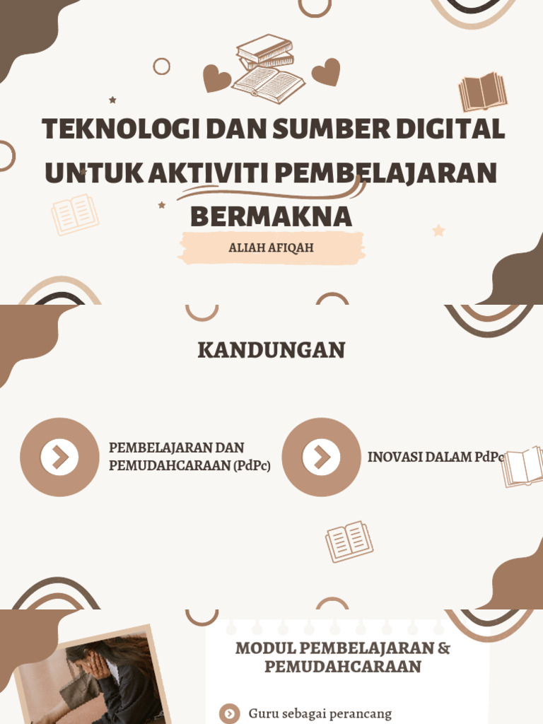 Teknologi Dan Sumber Digital Untuk Aktiviti Pembelajaran Bermakna | PDF