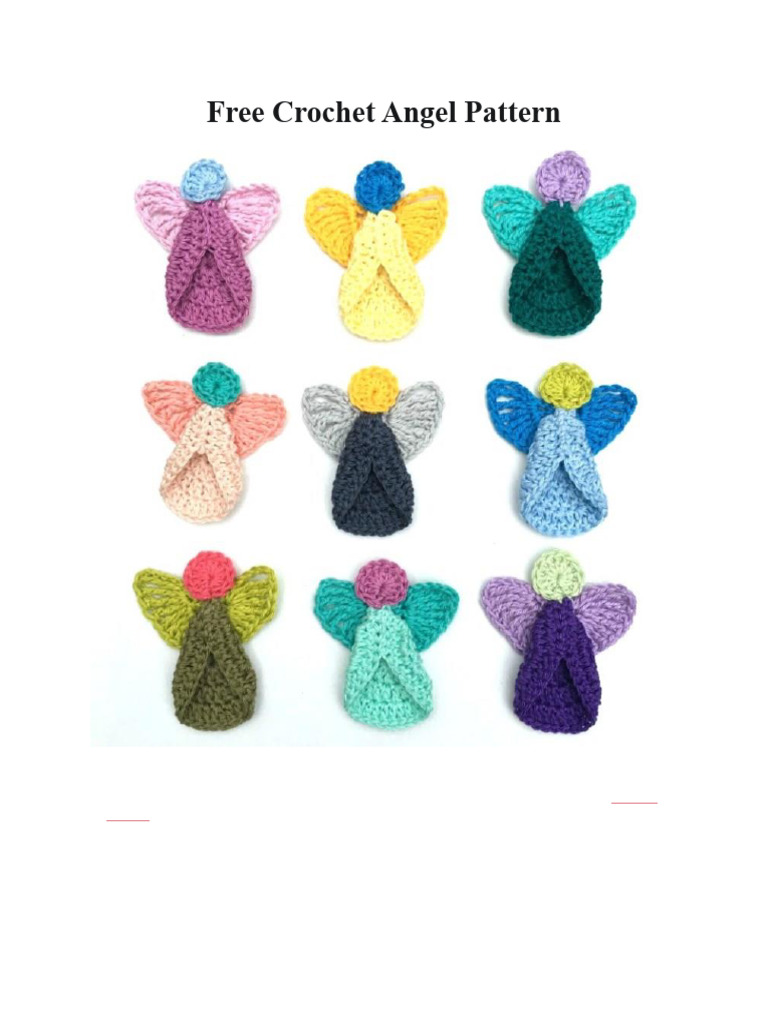 Free Crochet Angel Pattern PDF