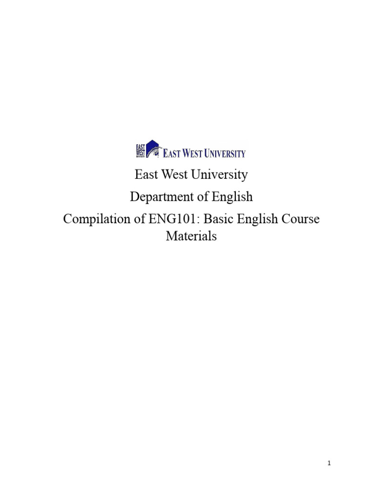 Eng 101 | PDF | Ecosystem | Foreign Language Studies