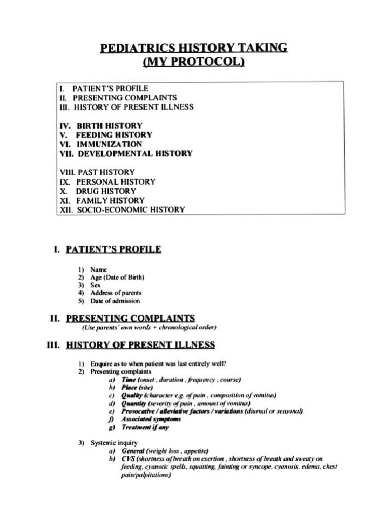 DEVELOPMENT HISTORY IN PEDIATRICS visual data 6