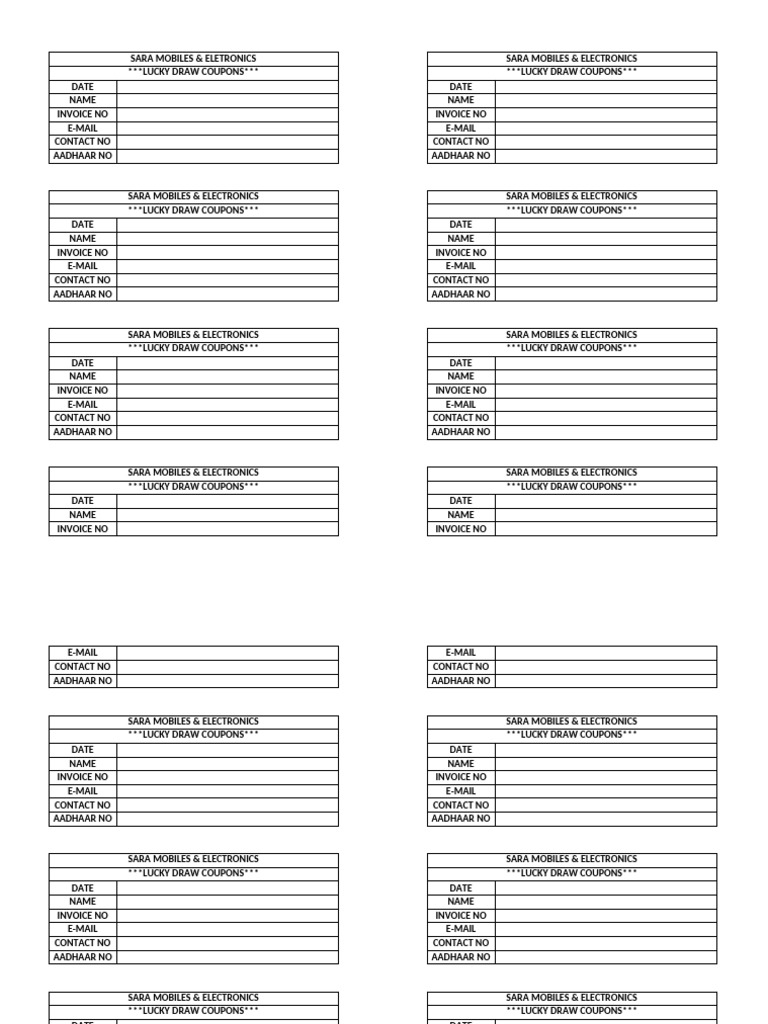 Lucy draw coupons 1 pdf