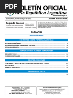 Segunda Sección: Sumario | PDF | Gobierno | Business