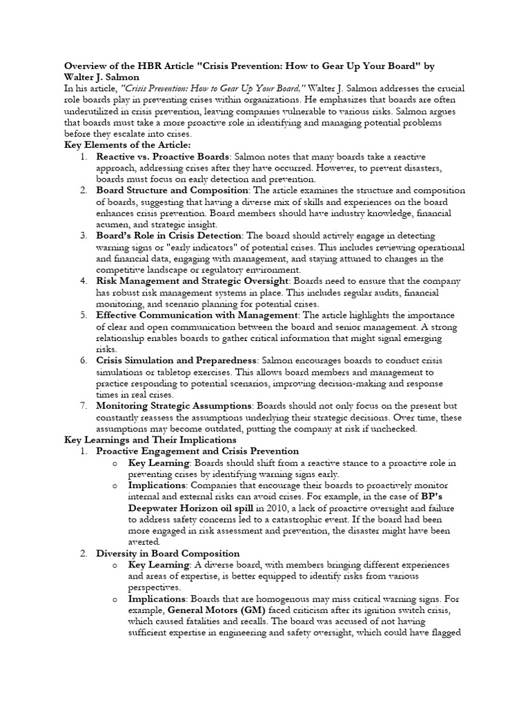 CGB Summaries | PDF