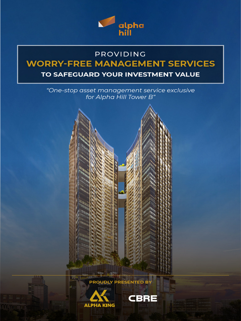 Alpha City - Catalog Dịch vụ quản lý tài sản CBRE - EN | PDF