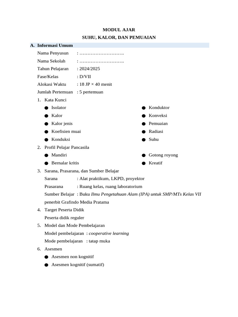 Modul Ajar Bab 3 | PDF