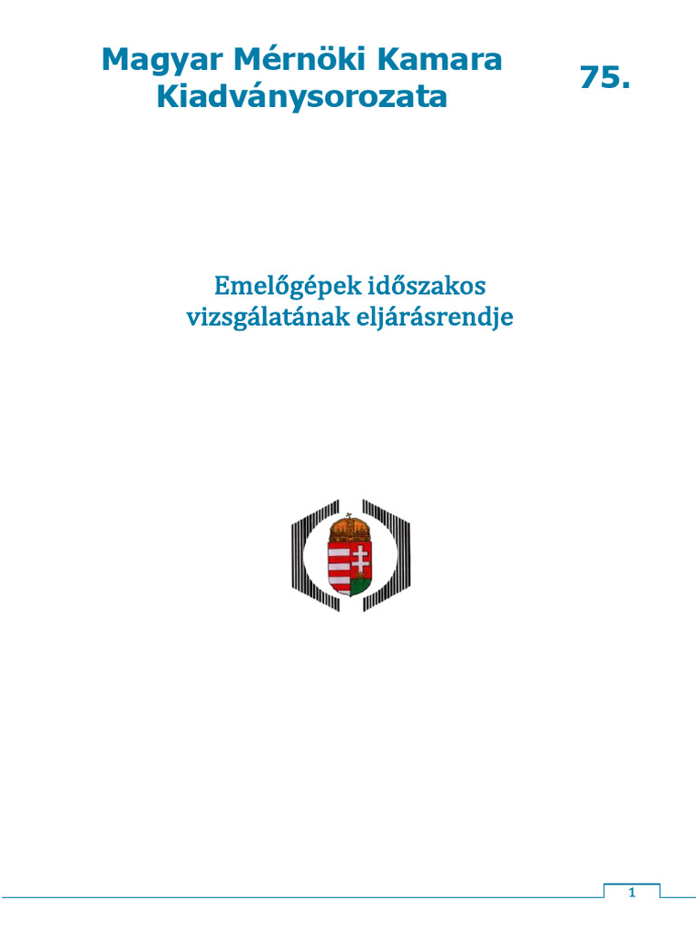 075 Emelogepek Idoszakos Vizsgalatanak Eljarasrendje 104 AEFT MB | PDF