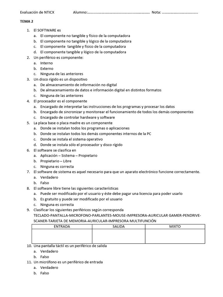 Tema 2 | PDF