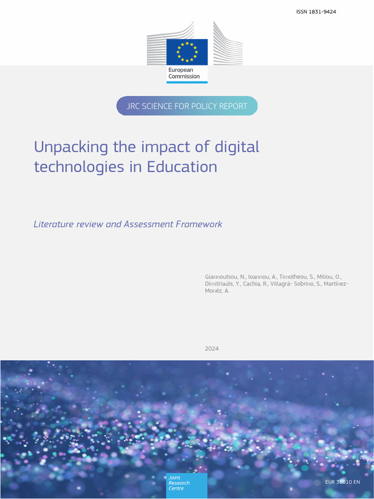 Impact of Digital Technologies On Education 1722550100 | PDF | Policy ...