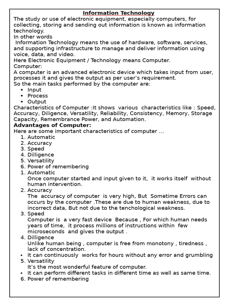 Information Technology | PDF