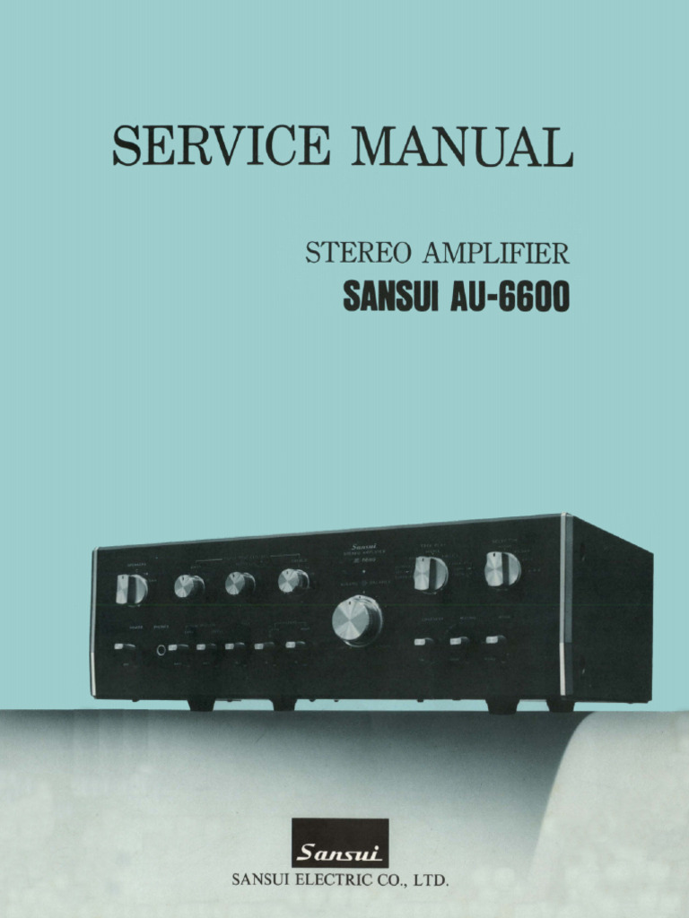 ⭐️動作品！　SANSUI プリメインアンプ AU-6600 メンテ済 SANSUI AU-6600の仕様 サンスイ