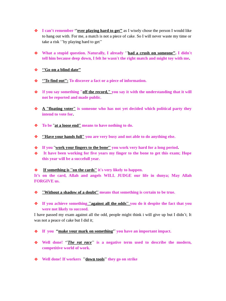 Explendid Expressions | PDF