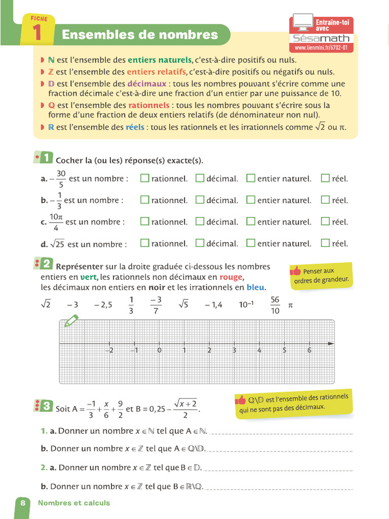 SEC Calcul Ensembles TP | PDF