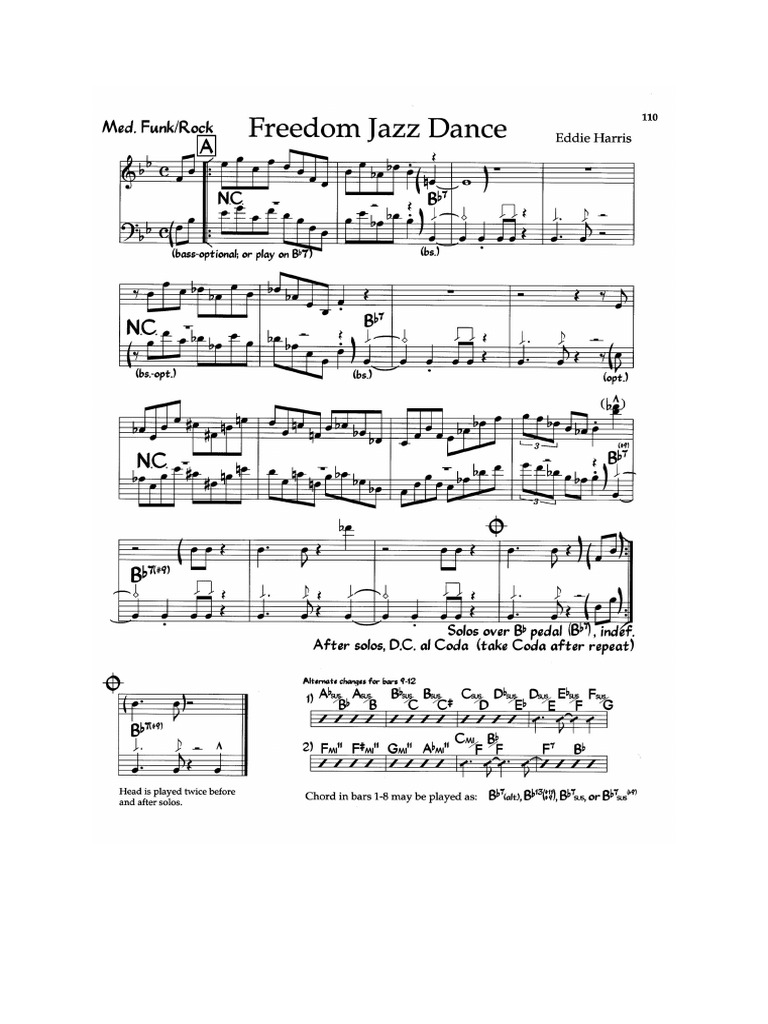 Freedom jazz dance c pdf