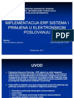 Implementacija ERP Sistema - Prezentacija