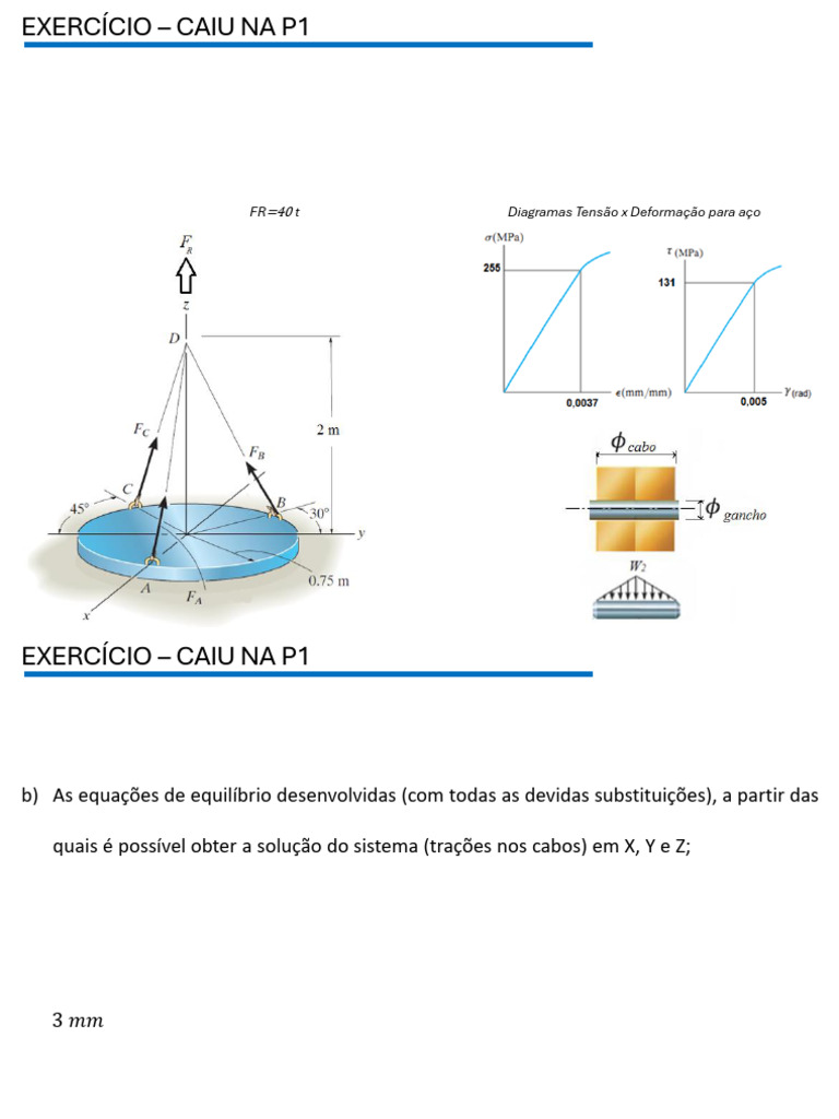 Exercício - Caiu Na P1 - 14-08-2024 | PDF