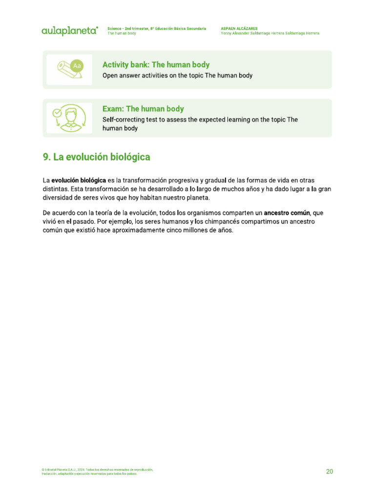 Biological Evolution and Natural Selection | PDF