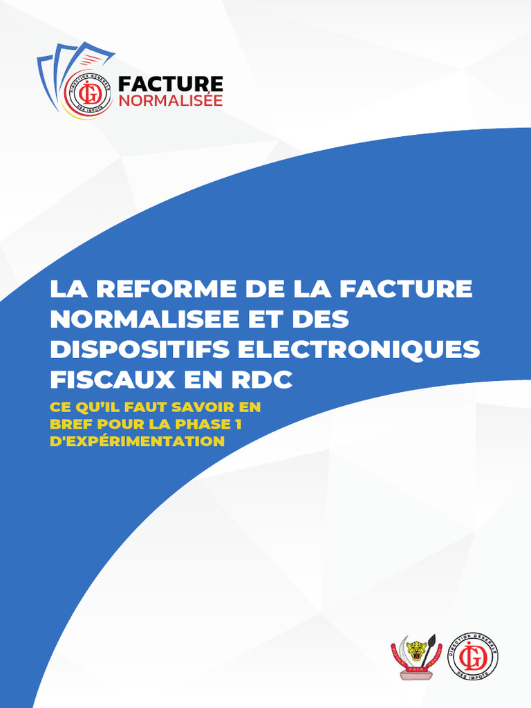 Sensibilisation Contribuables Sur La Facture Normalisée | PDF