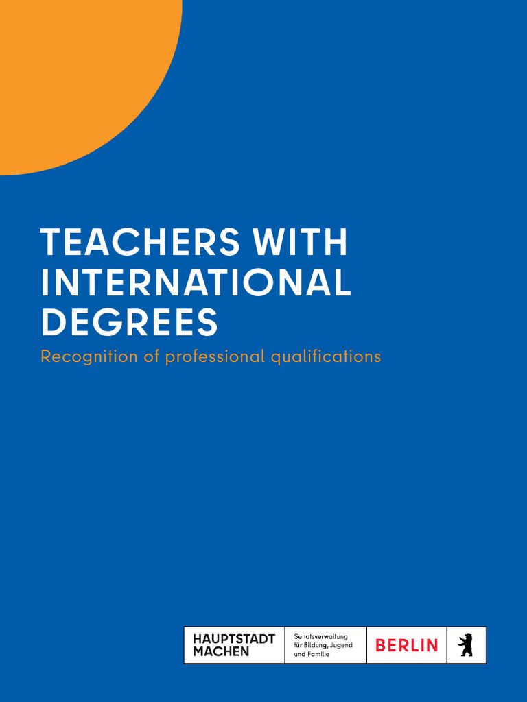 Teachers International Degrees | PDF
