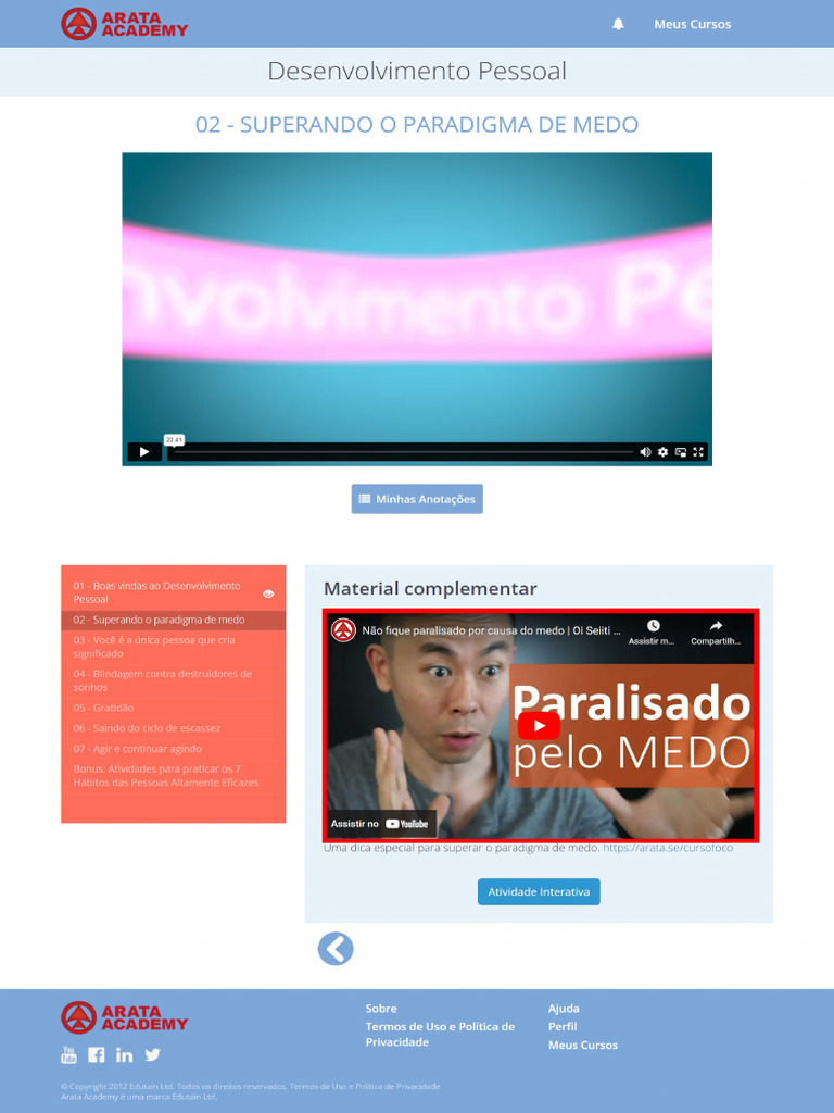 02 - Superando o Paradigma de Medo | PDF