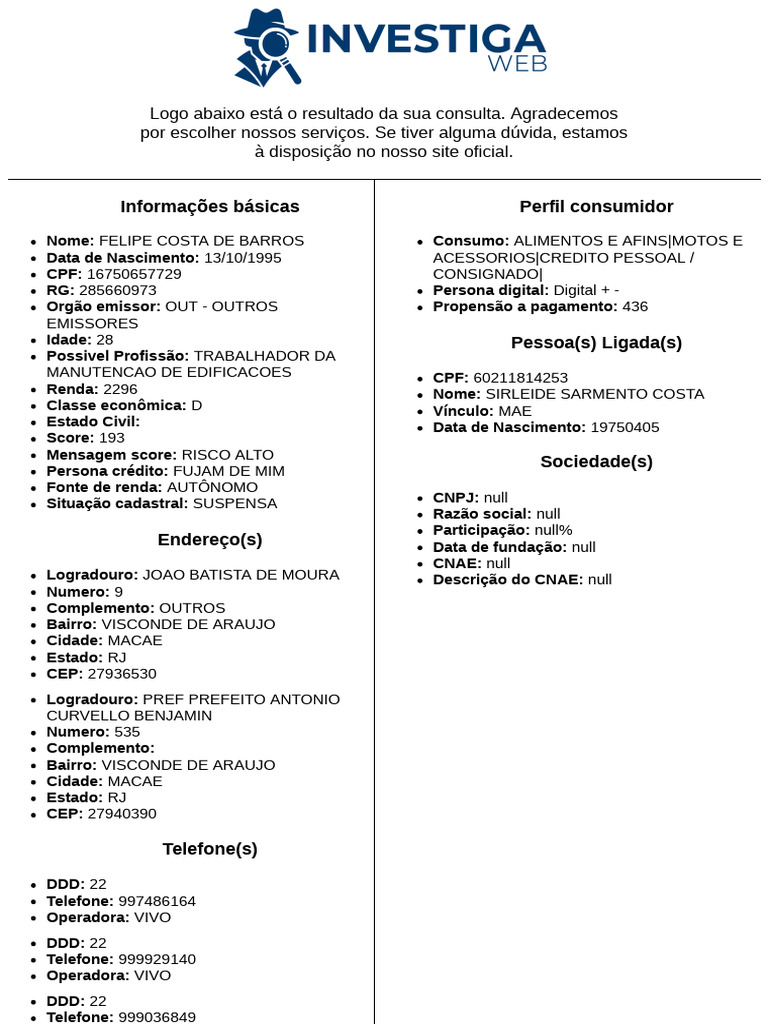 Consulta 1 | PDF