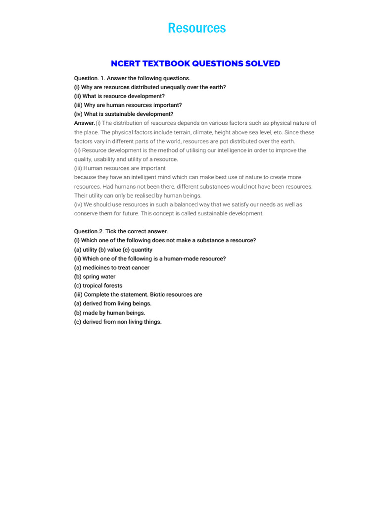 Chapter 1 Resources Pdf