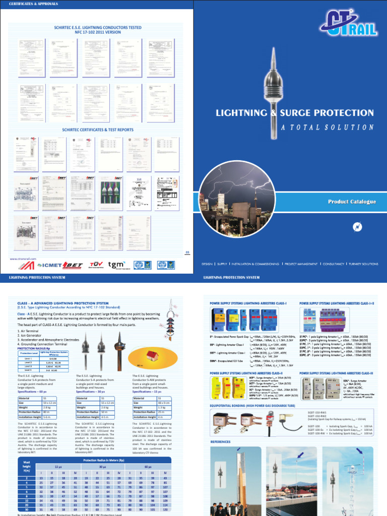Lightning Protection for Rail Systems | PDF | Manufactured Goods ...