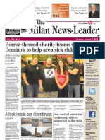 The Milan News-Leader Front Page